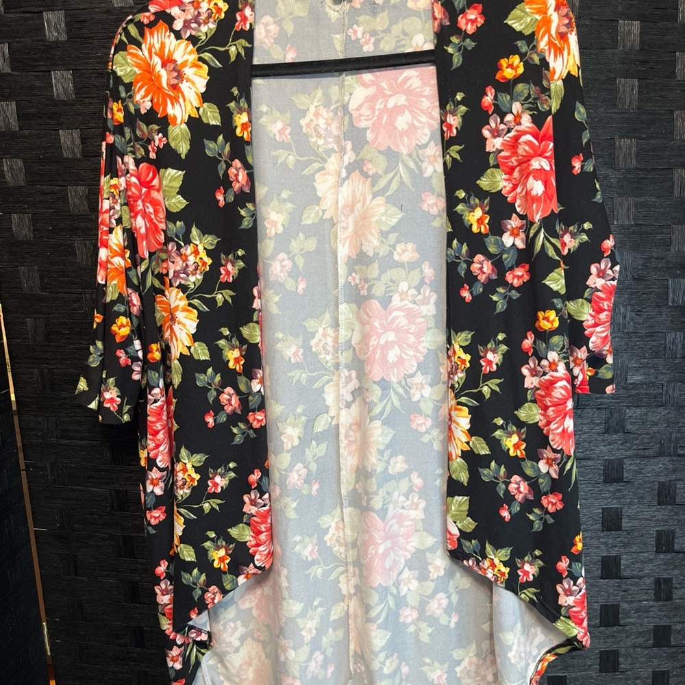 Joe Boxer Multicolor Floral Kimono cardigan